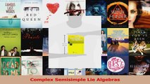 PDF Download  Complex Semisimple Lie Algebras Download Online