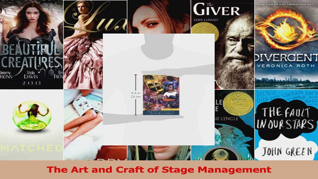Read  The Art and Craft of Stage Management Ebook Free