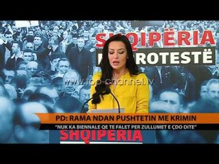 PD: Rama ndan pushtetin me krimin  - Top Channel Albania - News - Lajme