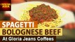 Spagetti Bolognese Beef At Gloria Jeans Coffees | Cooking Asia