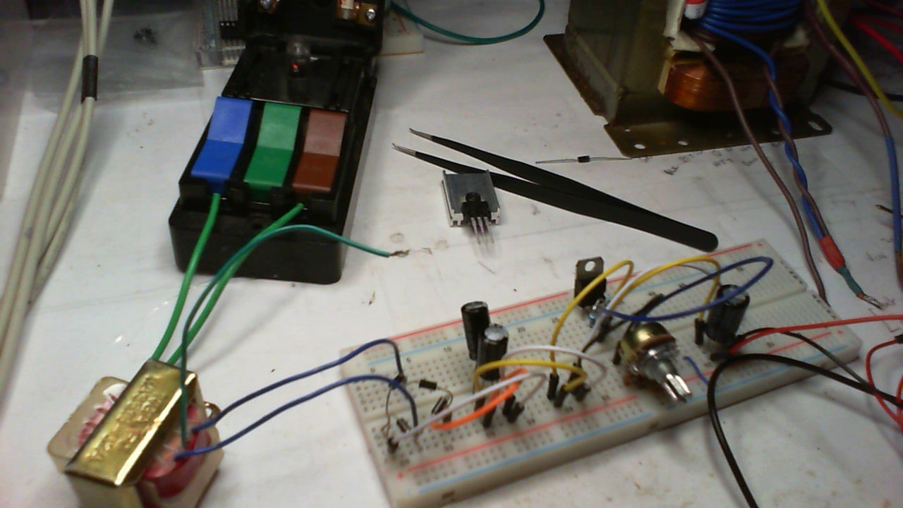 My First LM317 Variable Power Supply