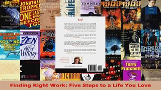 Read  Finding Right Work Five Steps to a Life You Love Ebook Free