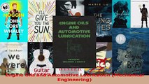 Read  Engine Oils and Automotive Lubrication Mechanical Engineering Ebook Free