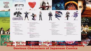 Read  Manga for the Beginner Midnight Monsters How to Draw Zombies Vampires and Other EBooks Online