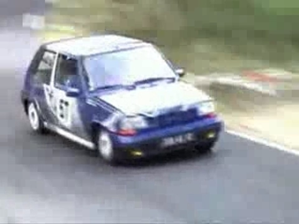 renault r5 alpine turbo, gt turbo crash