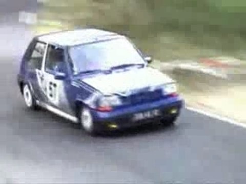 renault r5 alpine turbo, gt turbo crash