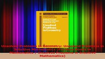 PDF Download  Unsolved Problems in Geometry Unsolved Problems in Intuitive Mathematics Problem Books Download Full Ebook
