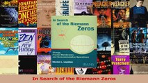 PDF Download  In Search of the Riemann Zeros PDF Online