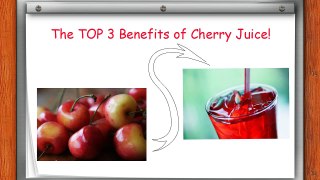 tart cherry juice health benefits