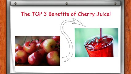 tart cherry juice health benefits