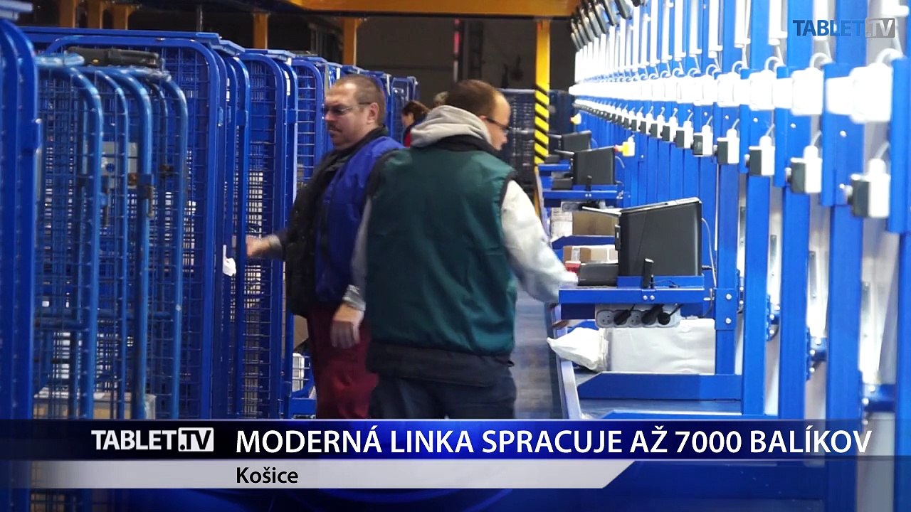 Slovenská pošta spustila v Košiciach modernú balíkovú triediacu linku