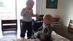 Twins Fight And Bite - Kids Fun Video -