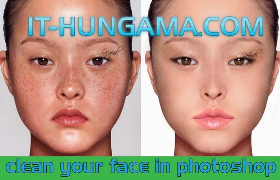 Remove acne and make face soft in adobe photoshop urdu tutorial