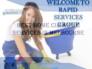 Best Home Cleaning Services in Melbourne