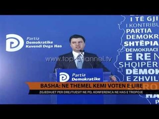 Basha: Në themel kemi votën e lirë - Top Channel Albania - News - Lajme