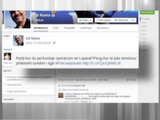 RAMA NE "FB" PER LAZARATIN " POLICIA E SHTETIT PO I NGRE KOKEN LART SHQIPERISE NE EUROPE" LAJM