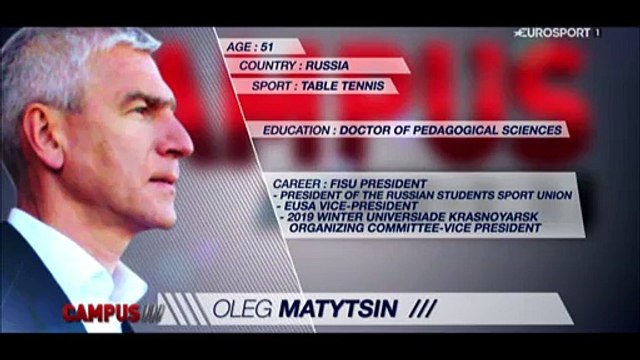 Campus : FISU - Oleg Matytsin