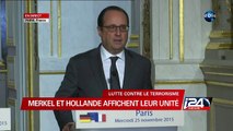 Déclaration de Francois Hollande à l'Elysée, 