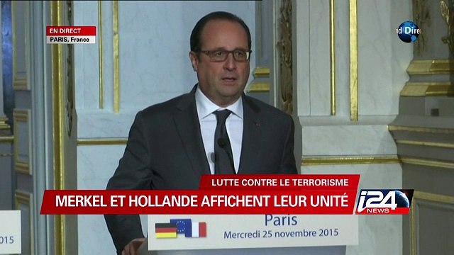 Déclaration de Francois Hollande à l'Elysée, lutter contre le trafic d'armes, mieux contrôler nos frontières
