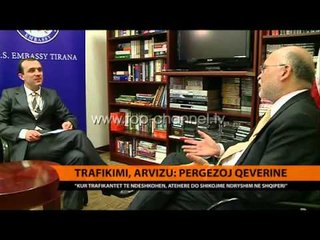 Trafikimi, Arvizu: Përgëzoj qeverinë - Top Channel Albania - News - Lajme