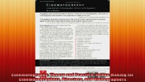 Cinematography Theory and Practice Image Making for Cinematographers Directors and