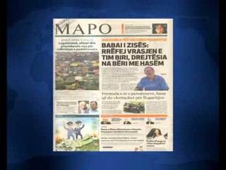 SHTYPI I DITES TITUJT KRYESORE TE FAQEVE TE PARA TE GAZETAVE SHQIPTARE E HENE 23 QERSHOR 2014