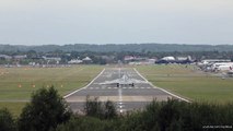 Avro Vulcan XH558 arrives at Farnborough airshow aerodynamic braking