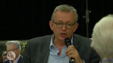 Pierre Laurent, candidat FDG en réunion publique