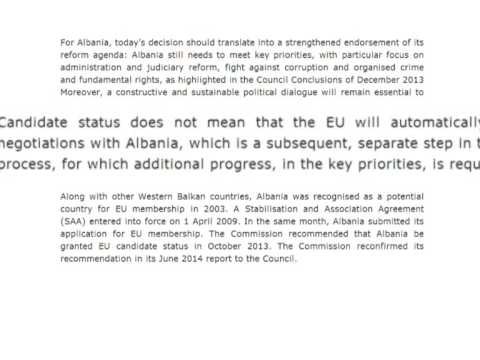 DETYRAT QE SJELL STATUSI KESHILLI I EUROPES KERKON TE PERMBUSHEN 5 PRIORITETET KYÇE LAJM