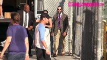 Lea Michele Arrives To Jimmy Kimmel Live! Studios 9.22.15 - TheHollywoodFix.com