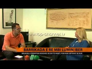 Barrikada e re mbi lumin Ibër - Top Channel Albania - News - Lajme