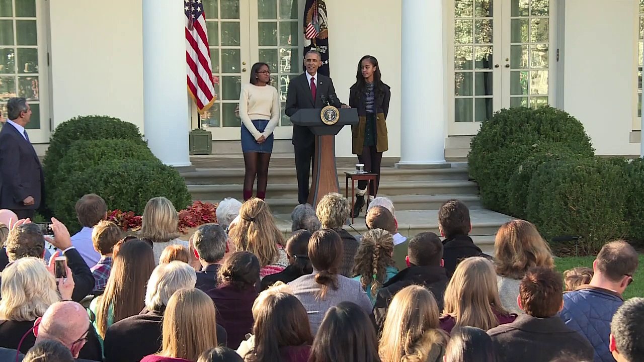 Abe entkommt dem ofen: obama begnadigt truthahn