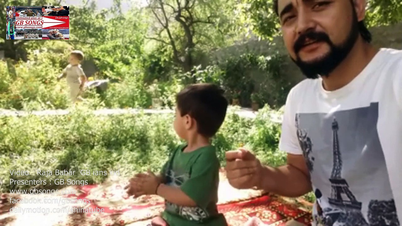 GB -ians singer Raja Babar & GB kid shinging shina song