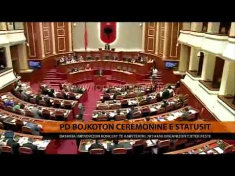 PD bojkoton ceremoninë e statusit - Top Channel Albania - News - Lajme