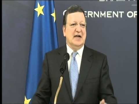 BARROSO TUR NE BALLKAN STATUSI I SHQIPERISE DESHMI PER ZGJERIMIN E BASHKIMIT EUROPIAN LAJM