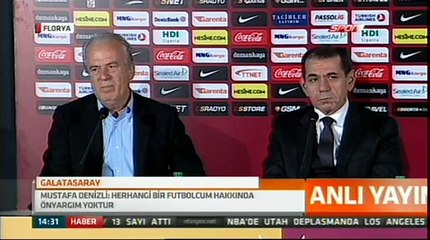 Galatasaray'ın yeni teknik direktörü Mustafa Denizli imza töreninde konuştu. "Bu tabloyu değiştireceğiz"