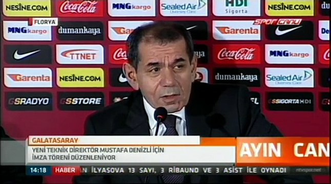 Galatasaray'ın yeni teknik direktörü Mustafa Denizli imza töreninde konuştu. Galatasaray bitti demeden bitmez