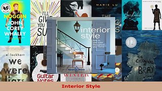 Read  Interior Style EBooks Online