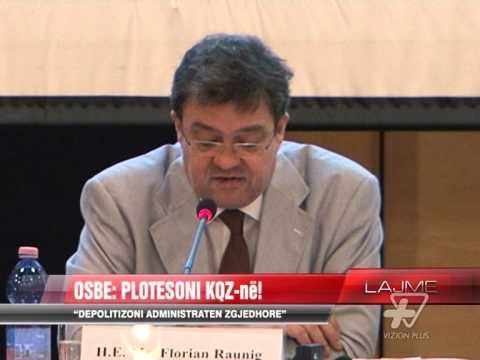 OSBE: Plotësoni KQZ-në! - News, Lajme - Vizion Plus