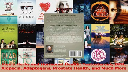 PDF Download  Mens Herbs and Hormonal Health Testosterone BPH Alopecia Adaptogens Prostate Health and PDF Full Ebook