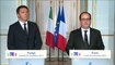 Après la chancelière allemande, François Hollande rencontre le chef du gouvernement italien