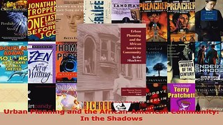 Read  Urban Planning and the AfricanAmerican Community In the Shadows Ebook Free