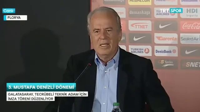 Galatasaray'ın yeni teknik direktörü Mustafa Denizli'nin İmza Töreni FULL (26 Kasım 2015)