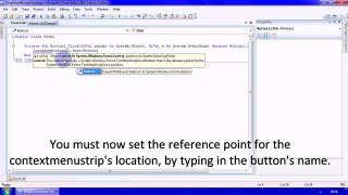 How to create a drop-down menu button in Visual Basic (with just one line of code) - HD