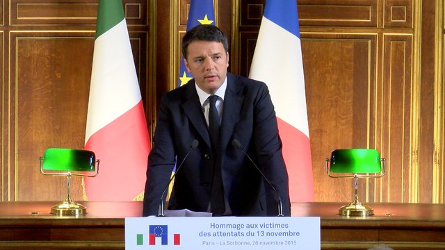 [ARCHIVE] La culture est plus forte que l'ignorance, la beauté plus forte que la barbarie Matteo Renzi