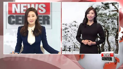 Icy cold Friday morning, low of -6℃ in Seoul