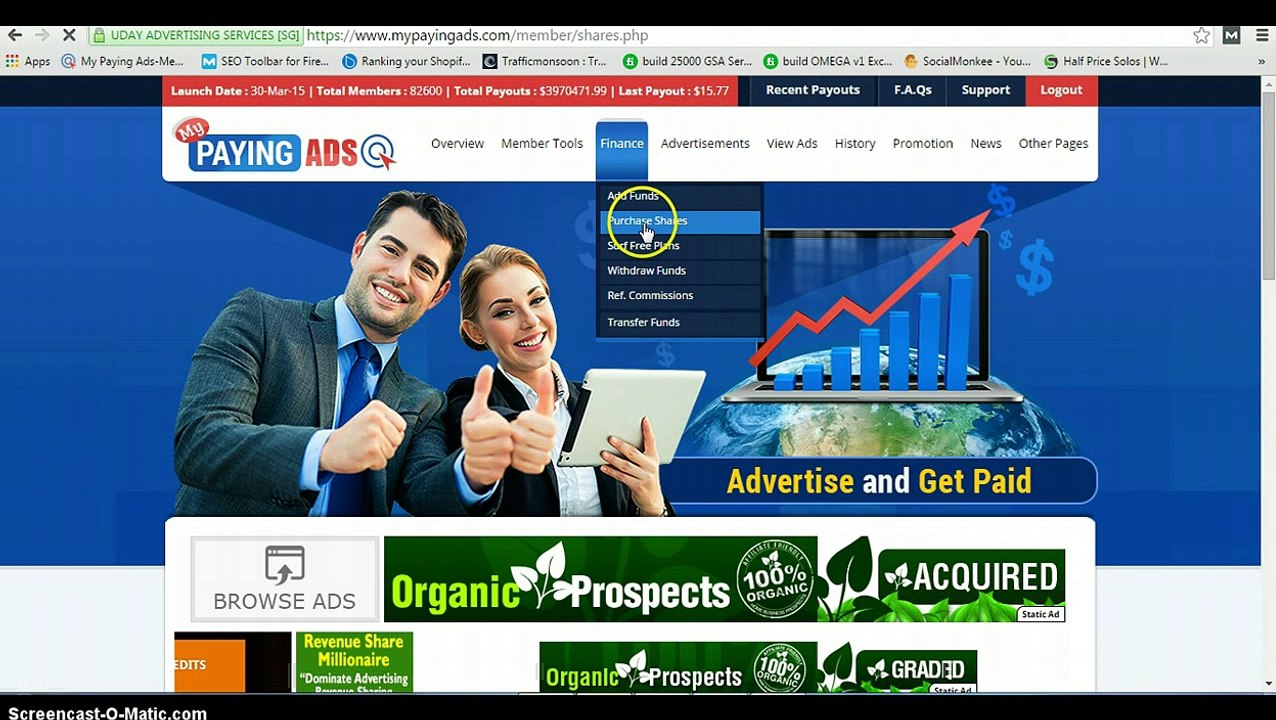 My Paying Ads Review Strategy Tutorial Video Free Marketing System Youtube Referrals For Mypayingads
