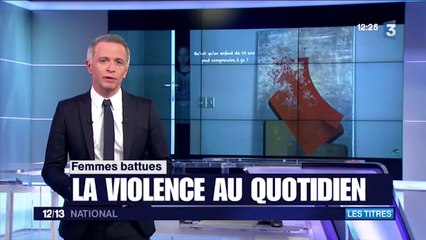 La Vision d'un Enfant (film) dans les gros titres sur France 3 (JT National 12/13 le 25/11/15)