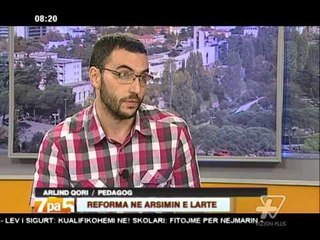7pa5 - Reforma ne arsimin e larte - 8 Korrik 2014 - Show - Vizion Plus