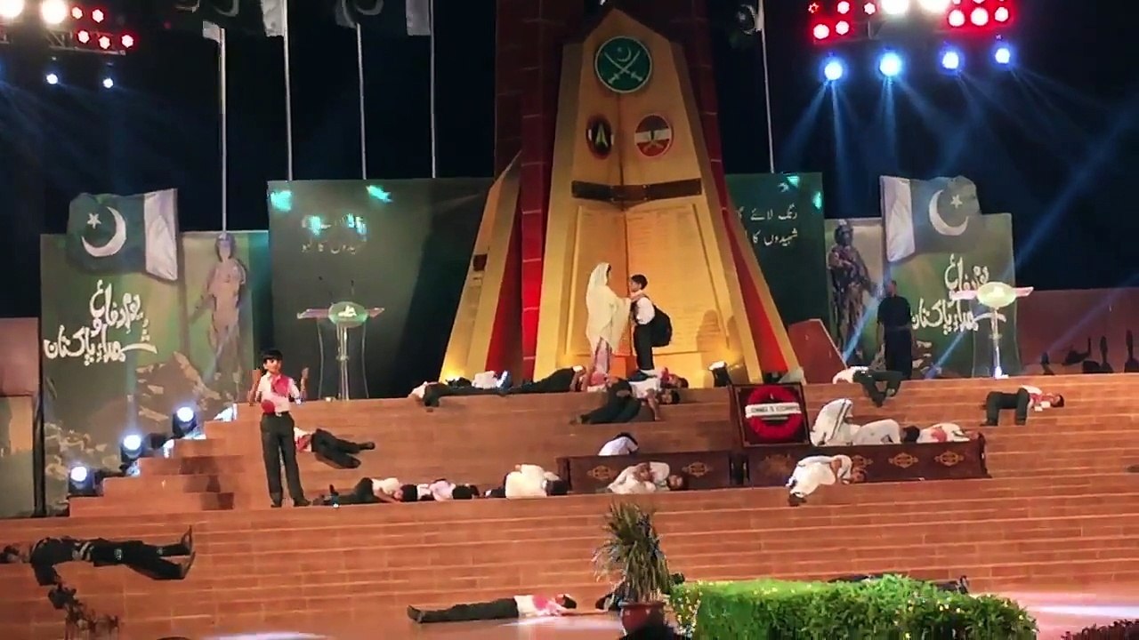 Amzing performance by students Army public school malir studenss